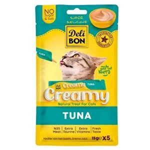 Delibon Creamy Kedi Ödül Maması Ton Balıklı 15 gr 5li
