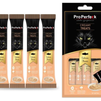 Pro Perfeck Somonlu Krema Kedi Ödülü 4x15 gr