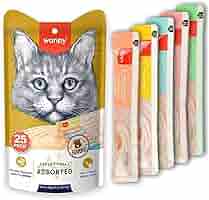 Wanpy Karışık Sıvı Kedi Ödülü 25x14 gr :