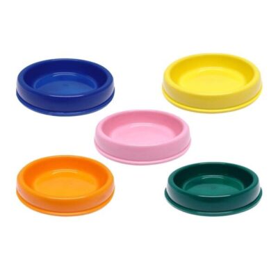 Renkli Plastik Mama Kabı No:1