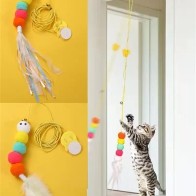 Tavana Asılan Tırtıl Kedi Oyuncağı
