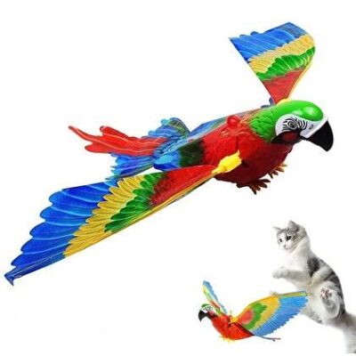 Uçan Papağan Kedi Oyuncağı